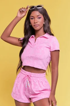 Barbie™ Cropped Polo Shirt