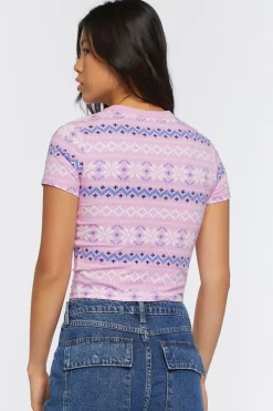 Barbie Fair Isle Cropped Tee