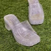Barbie™ Glitter Jelly Block Heels