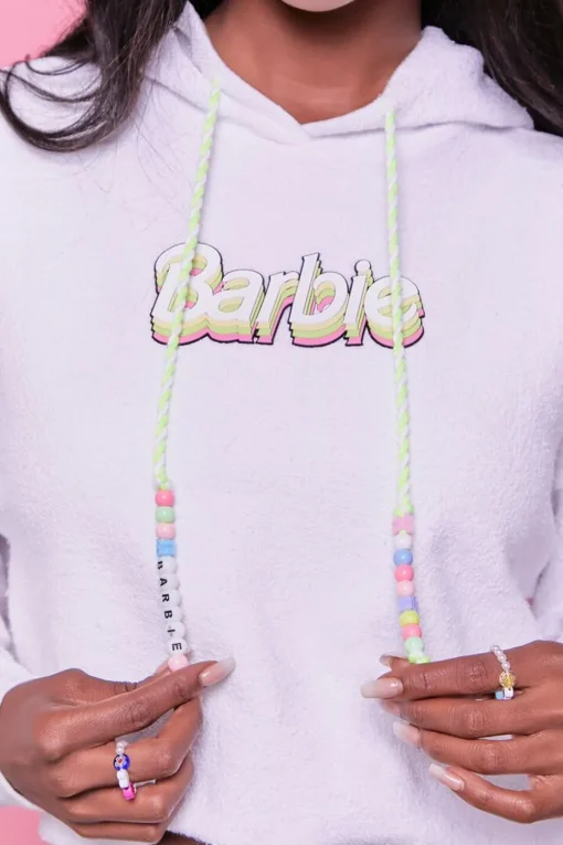 Barbie™ Graphic Beaded Hoodie