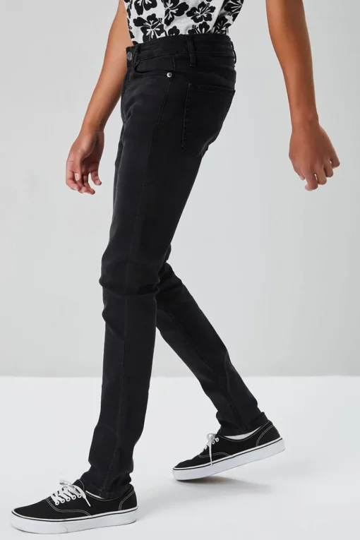 Basic Faded Skinny Jeans