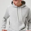 Basic Heathered Drawstring Hoodie