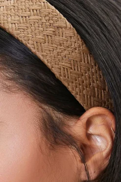 Basketwoven Straw Headband
