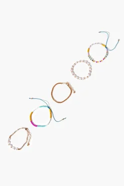 Bead & Chain Bracelet Set