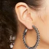 Beaded Hoop Earrings