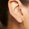 Beaded Hoop Earrings