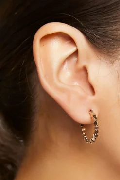 Beaded Hoop Earrings