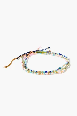 Beaded Pull-Chain Bracelet Set