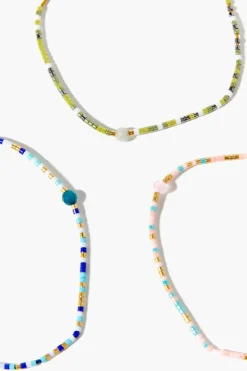 Beaded Pull-Chain Bracelet Set