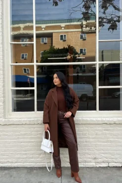 Belted Canvas Duster Coat