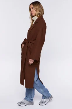 Belted Canvas Duster Coat