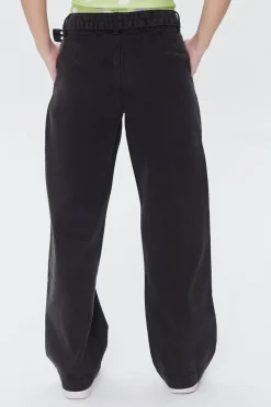 Belted Cargo Jeans