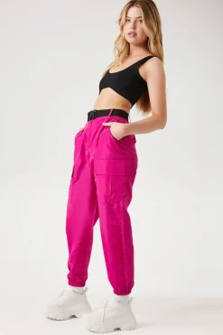 Belted Cargo Joggers