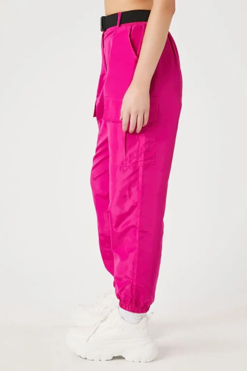 Belted Cargo Joggers
