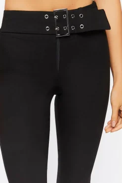 Belted Flare Pants
