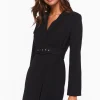 Belted Mini Wrap Dress