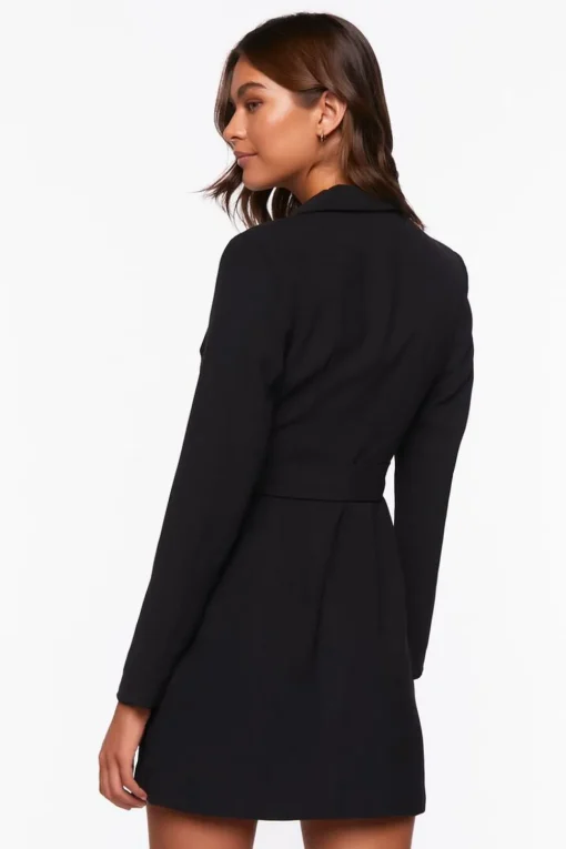 Belted Mini Wrap Dress