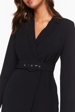Belted Mini Wrap Dress