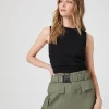 Belted Paperbag Cargo Shorts