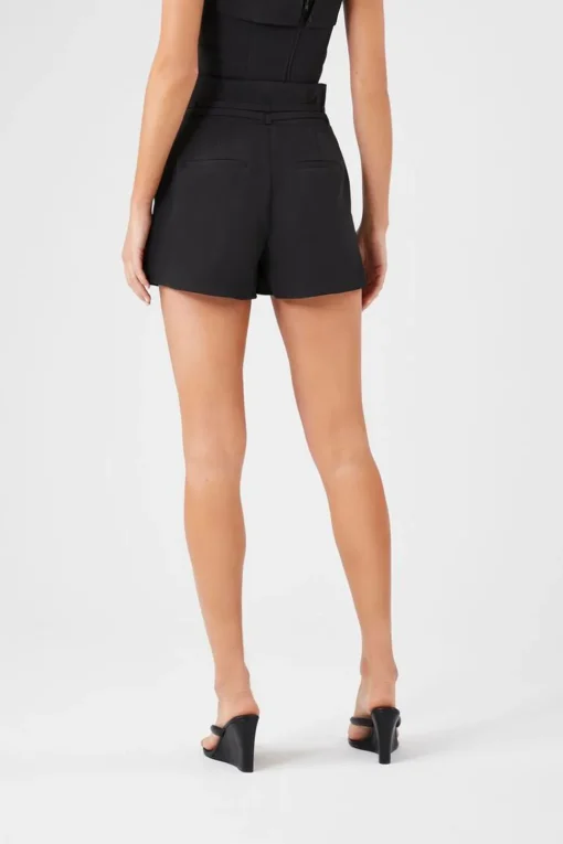 Belted Paperbag Shorts