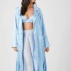 Belted Satin Longline Robe