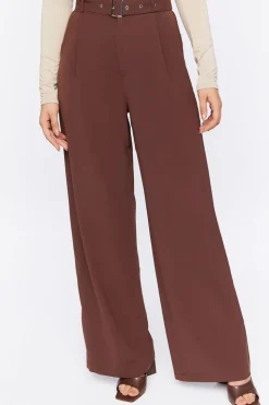 Belted Wide-Leg Trousers