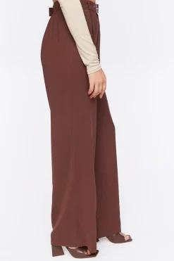 Belted Wide-Leg Trousers