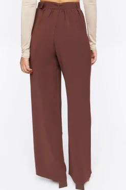 Belted Wide-Leg Trousers