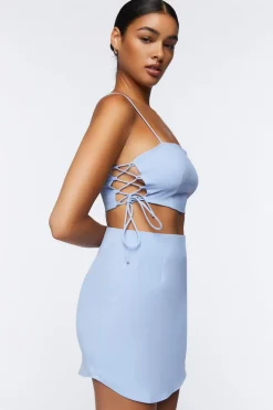 Blazer Cami & Mini Skirt Set