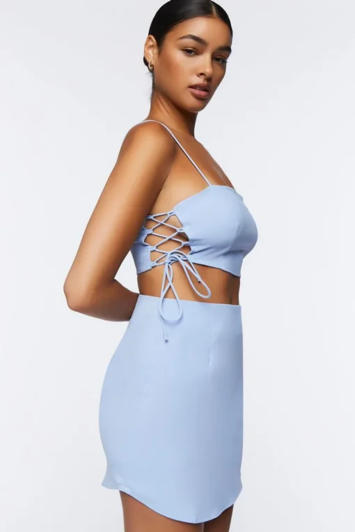 Blazer Cami & Mini Skirt Set