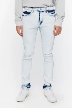 Bleach Dye Skinny Jeans