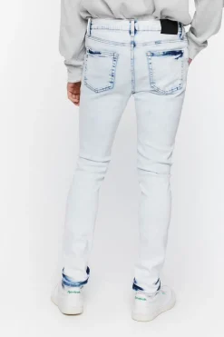 Bleach Dye Skinny Jeans