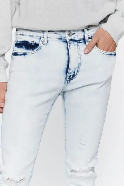 Bleach Dye Skinny Jeans