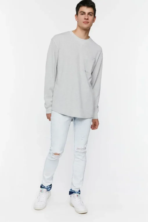 Bleach Dye Skinny Jeans