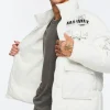 Blueprint Graphic Puffer Jacket
