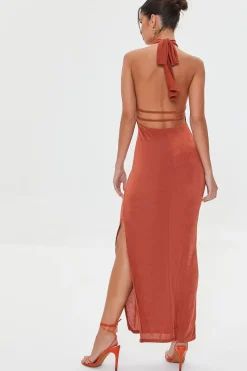 Bodycon Halter Maxi Dress