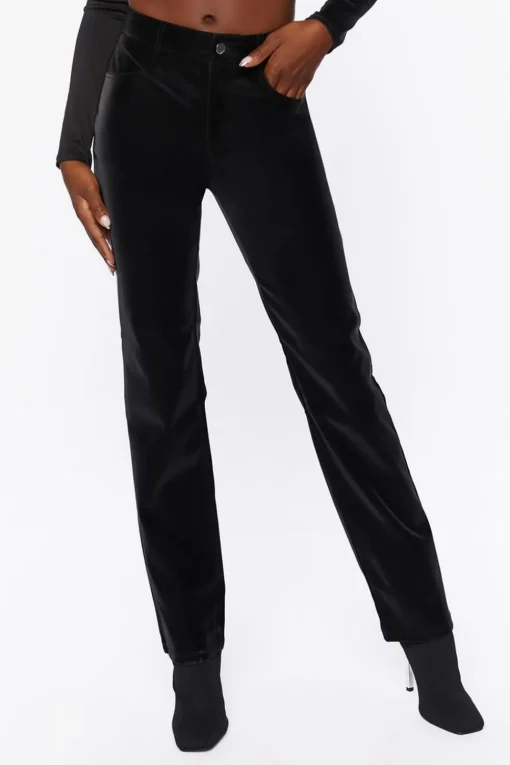 Bootcut Mid-Rise Pants