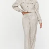 Boucle High-Rise Pants