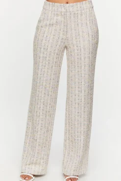 Boucle High-Rise Pants