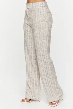 Boucle High-Rise Pants