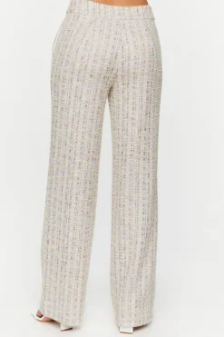 Boucle High-Rise Pants