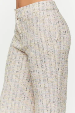 Boucle High-Rise Pants