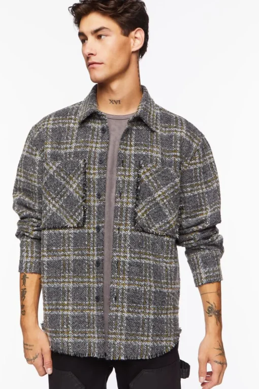 Boucle Plaid Shirt