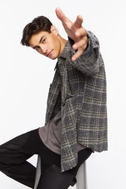 Boucle Plaid Shirt