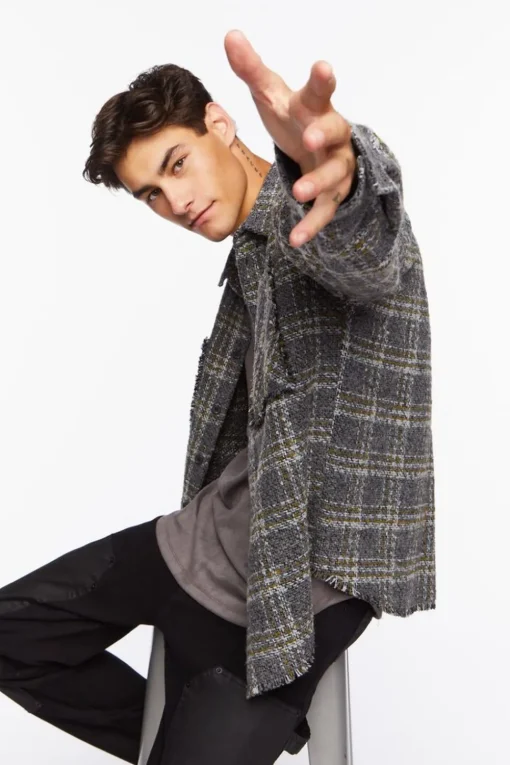 Boucle Plaid Shirt