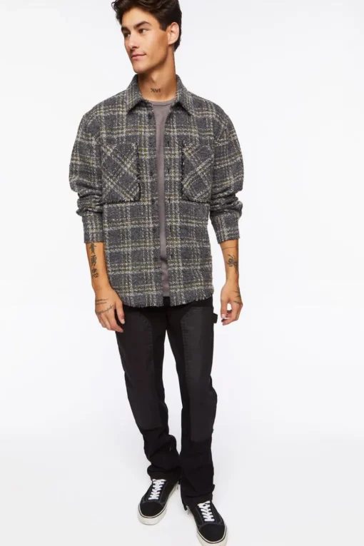 Boucle Plaid Shirt