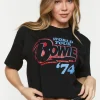 Bowie Graphic Cropped Tee