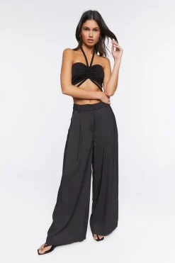 Braided Halter Crop Top
