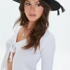 Braided Tassel-Trim Cowboy Hat