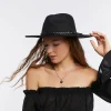 Braided-Trim Cowboy Hat